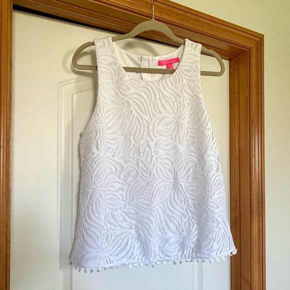 Lilly Pulitzer Lace Top - Picture 1 of 3